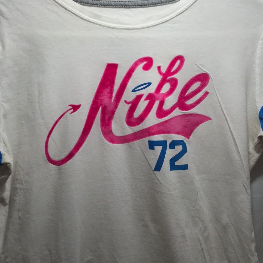White nike shirt